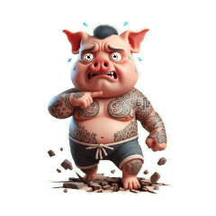 AzureSpiked Boars Stylish Entrance M