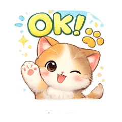 Cute and soothing cat stamps