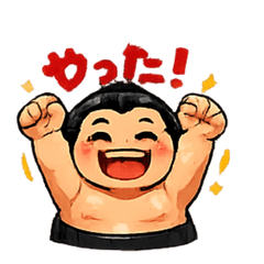 Cute Sumo Wrestler Stickers 16