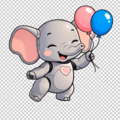 robotic baby elephant #2