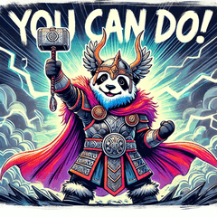 神獸降臨！奧丁熊貓