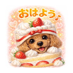 スイーツプードルの毎日スタンプ