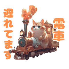 【デカ文字】大人可愛い♪茶トラ猫の毎日