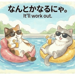 Tiny Fluffy Cats: Gentle Encouragement