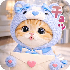 Greetings of small cats-6