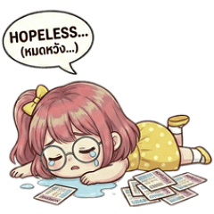 Pink Hair Lottery Girl