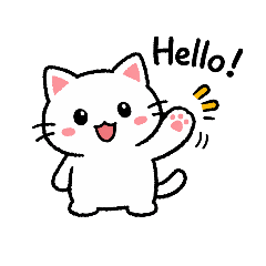 シロネコ　シロちゃん♥