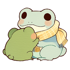 very affectionate frogs