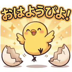 Hiyokokko-kun Stickers for All Seasons!