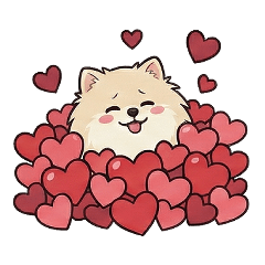 very affectionate pomeranian 2