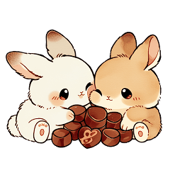 Affectionate Bunnies ValentineDay