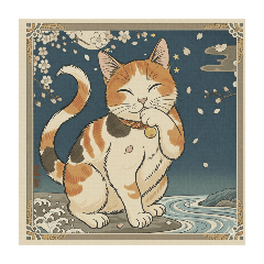 Calico cat's Manimani