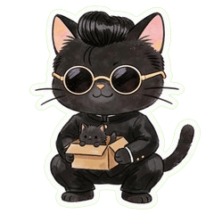 Tough but Kind: Delinquent Cat