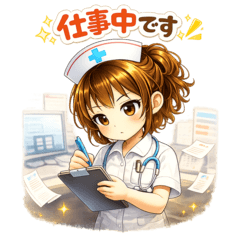 働く看護師さん♪