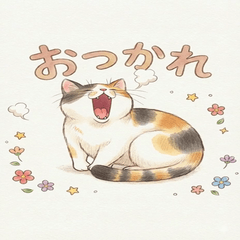 A pop out calico cat greeting!