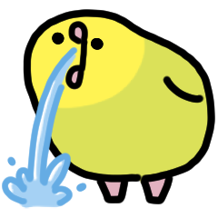 虎皮鸚鵡動畫貼紙