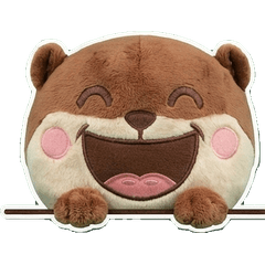 Plush Otter Sticker 7th