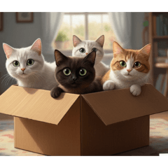 リアルな猫ちゃん達