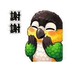 黑頭凱克～1卡通風