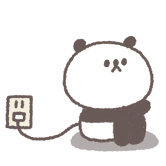 small small panda sticker #120
