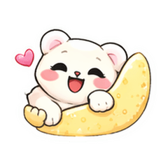 雪白小熊諾諾 療癒反應包