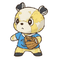 可愛屁的生活方式之打棒球日常活動