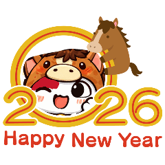 哈嘍貓168Al馬年貼圖☆