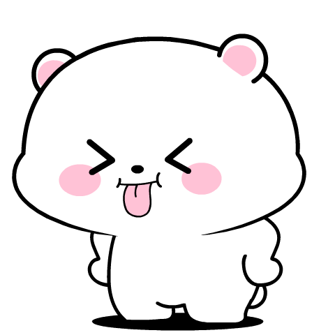 Baby White Bear 6 : Pop-up stickers