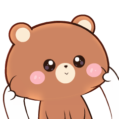 Bear Choco : Pop-up stickers