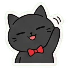 瞇瞇眼系列-黑貓