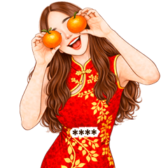 มารีนมนุษย์เมียสวัสดีวันตรุษจีน custom