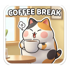 デブ 三毛猫　#猫の日