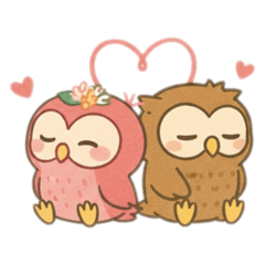 貓頭鷹情侶《呼嚕嚕 & 朵嚕嚕：放閃日常》