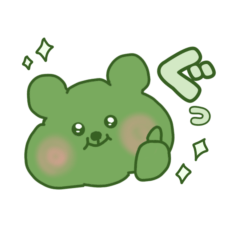 Puffy Cheeks Matcha Bear