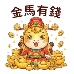 金馬新春 馬年賀圖