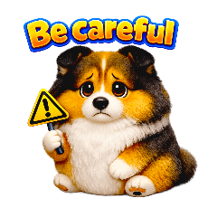 Cute Chubby 3D Dog Stickers Daily Chat