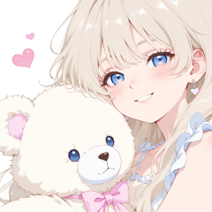 ベージュちゃん×くまちゃん♡