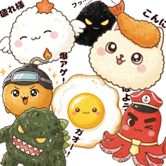 Happy Foodie Friends: Kawaii Stickers
