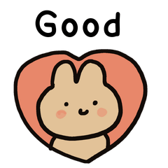 Cute bunny brownie English