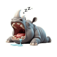 朝が苦手ななまけものサイ