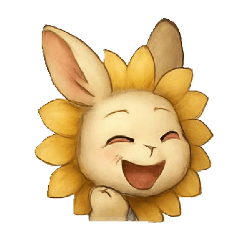 sunflower rabbit