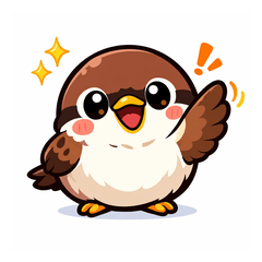 Cute Sparrow: Daily Life