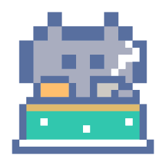 Dot cat!!Anim 5 Grey