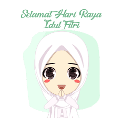 Nairah Selamat Hari Raya Idul Fitri Stiker Line Line Store