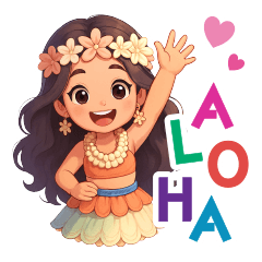 Aloha! Hula girls part2