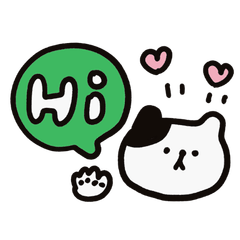 Cute little neko stickers