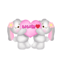 癒しのうさぎスタンプ1