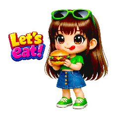 3D Chibi Girl Short Replies