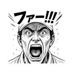 Golf Gekiga Sticker2