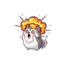 發福哈士奇 震驚變圓